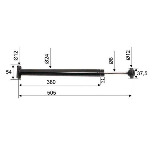 AL-KO Ammortizzatore Rep.re Mm. 505 – 370556