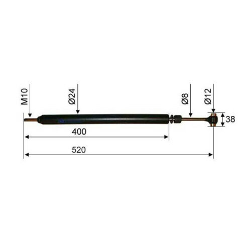 AL-KO Ammortizzatore Rep.re Mm. 520 – 690389