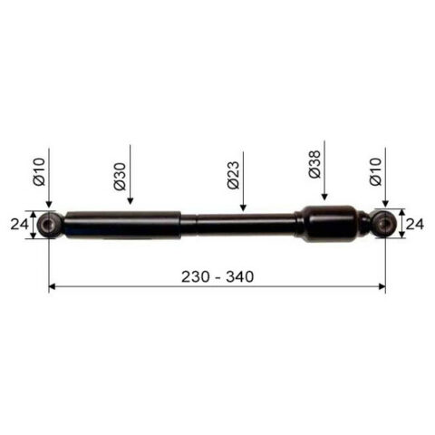 AL-KO Ammortizzatore Rep.re Mm. 345 – 20775504