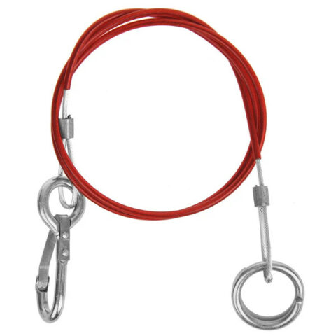 Fune Di Sicurezza A Strappo Ø Mm. 3 Lunghezza Mm. 1000 Con Gancio