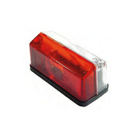 Fanale Ingombro Laterale Bianco/rosso