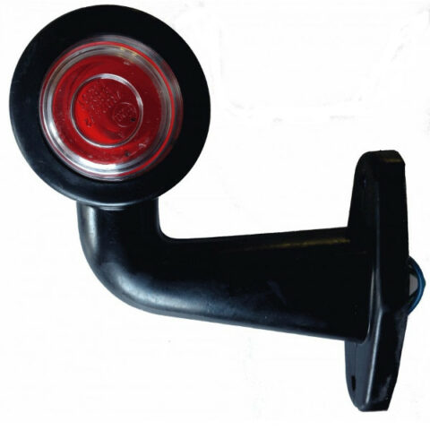 Fanale Ingombro Laterale Inclinato A 90° Bianco/rosso