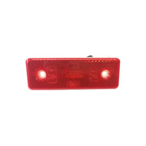 Fanale Ingombro A Led C/catadiottro Rosso 12/24V