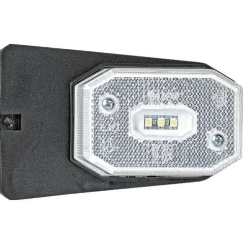 Fanale Ingombro A Led C/catadiottro Bianco 12/36V