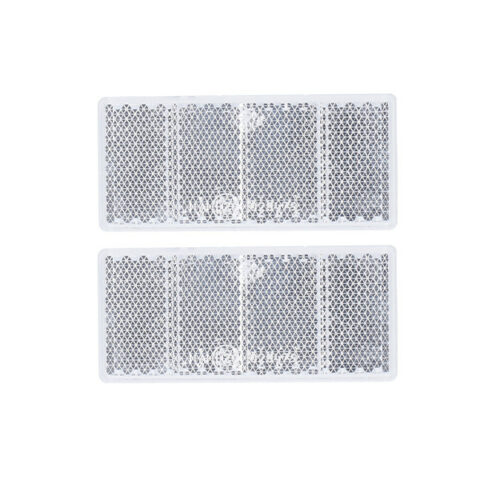 Catadiottro Rettangolare Adesivo Bianco Mm. 90×40
