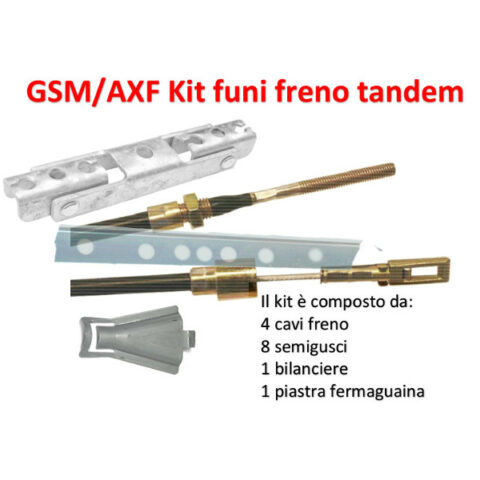GSM/AXF Kit Cavi Freno Tandem SFD 1480/1750