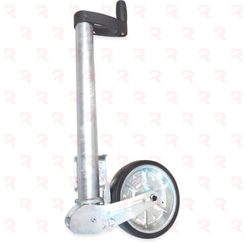 RUOTINO TELESCOPICO AUTOM. TUBO Ø Mm. 60 – RUOTA ACCIAIO. Mm. 200X60