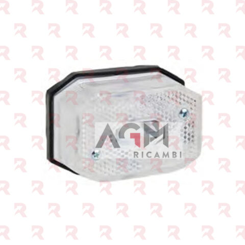 FANALE INGOMBRO CON CATADIOTTRO BIANCO 12V