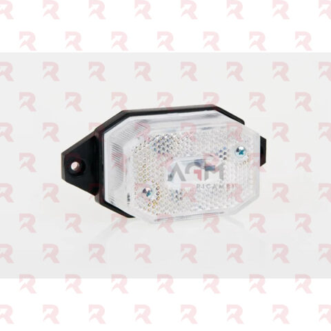 FANALE INGOMBRO CON CATADIOTTRO BIANCO 12V