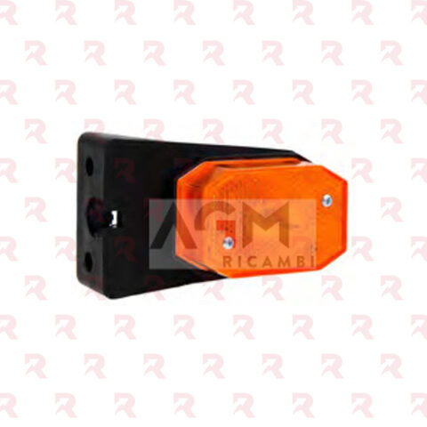 FANALE INGOMBRO CON CATADIOTTRO ARANCIO 12V