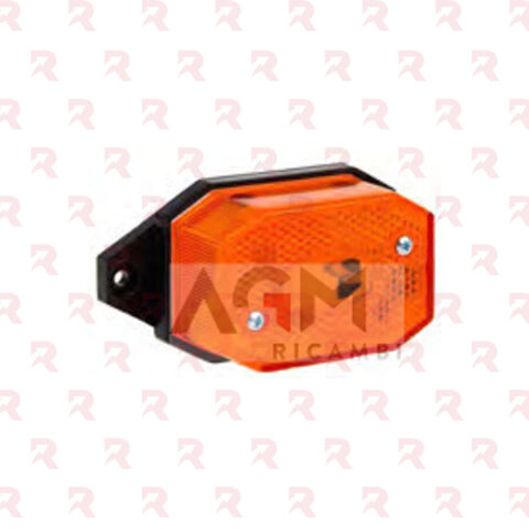 FANALE INGOMBRO CON CATADIOTTRO ARANCIO 12V