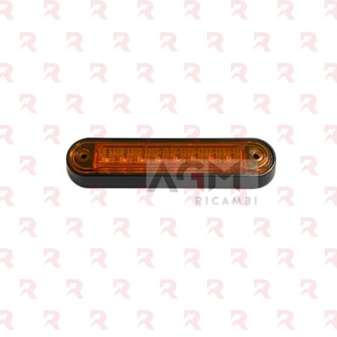 FANALE INGOMBRO LATERALE CON CATADIOTTRO ARANCIO 12/24V – CAVO CM. 30