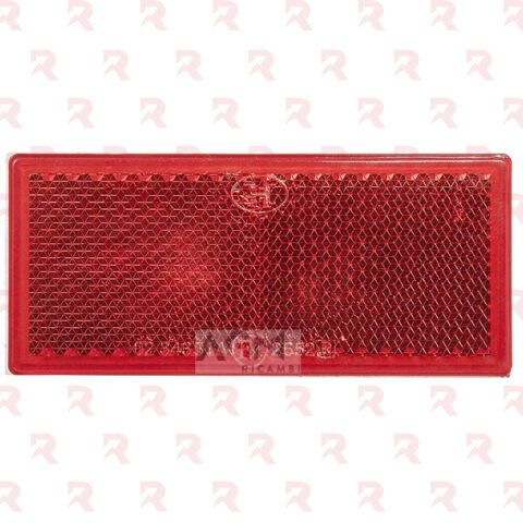 CATADIOTTRO ADESIVO RETT.90X40 ROSSO