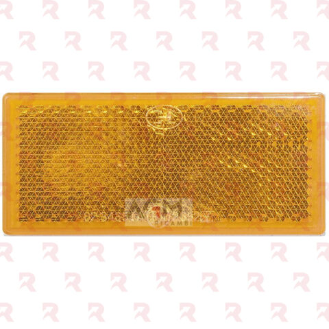 CATADIOTTRO ADESIVO RETT.90X40 ARANCIO