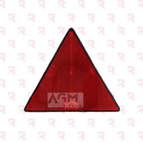 CATADIOTTRO ROSSO TRIANGOLARE ADESIVO MM. 155X136