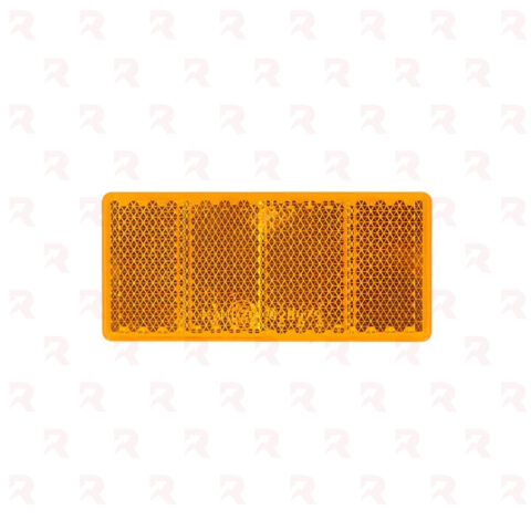 CATADIOTTRO ADESIVO RETT.69X31 ARANCIO